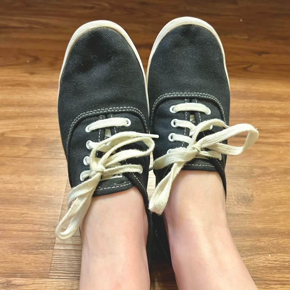 Well worn women’s shoes